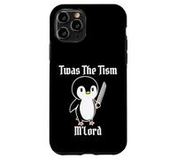 Divertido TWAS The Tism M'Lord Vintage Lindo pingüino Gen Z Meme Carcasa para iPhone 11 Pro