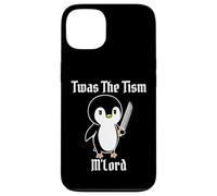 Divertido TWAS The Tism M'Lord Vintage Lindo pingüino Gen Z Meme Carcasa para iPhone 13