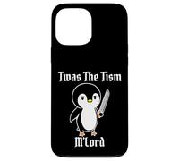 Divertido TWAS The Tism M'Lord Vintage Lindo pingüino Gen Z Meme Carcasa para iPhone 13 Pro MAX