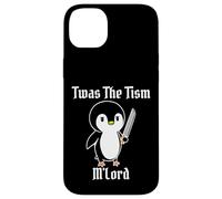 Divertido TWAS The Tism M'Lord Vintage Lindo pingüino Gen Z Meme Carcasa para iPhone 14 Plus