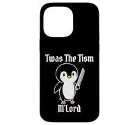 Divertido TWAS The Tism M'Lord Vintage Lindo pingüino Gen Z Meme Carcasa para iPhone 14 Pro MAX