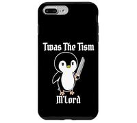 Divertido TWAS The Tism M'Lord Vintage Lindo pingüino Gen Z Meme Carcasa para iPhone 7 Plus/8 Plus