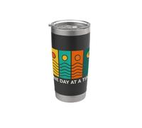 Divertido Un Día Diciendo Sarcástico Humorístico Vaso térmico de acero inoxidable de doble pared