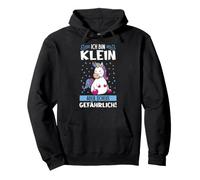 Divertido Unicornio con Texto en alemán «Ich Bin Klein Aber Scheiß Gegefährlich Lustiges Einhorn Sudadera con Capucha