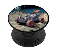 Divertido vehículo Lunar con Disfraz de Jesucristo PopSockets PopGrip Adhesivo