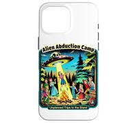 Divertido Vintage Alien Abduction Camp OVNI Alien Carcasa para iPhone 16 Pro Max