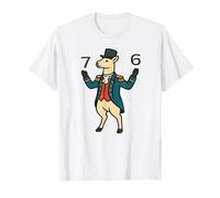 Divertido Vintage Patriótico Llama Americano 4 de Julio 6 7 Camiseta