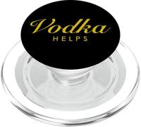 Divertido Vodka Ayuda a Regalo para los Amantes del Vodka y los stoli rusos PopSockets PopGrip para MagSafe