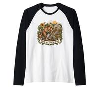 Divertido Vuelo de pájaro Kiwi Nunca fue un jardín de Opciones Camiseta Manga Raglan