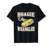 Divertido Western de Rodeo con sándwiches Hoagie Wrangler Camiseta