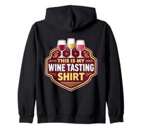 Divertido Winetesting Evento Amante Goer Esta es mi cata de vinos Sudadera con Capucha