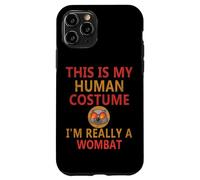 Divertido Wombat Humor This Is My Human Costume Water Wombat Carcasa para iPhone 11 Pro