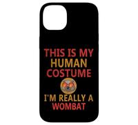 Divertido Wombat Humor This Is My Human Costume Water Wombat Carcasa para iPhone 14 Plus