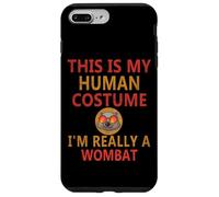 Divertido Wombat Humor This Is My Human Costume Water Wombat Carcasa para iPhone 7 Plus/8 Plus