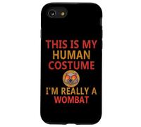 Divertido Wombat Humor This Is My Human Costume Water Wombat Carcasa para iPhone SE (2020) / 7/8