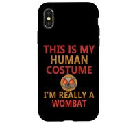 Divertido Wombat Humor This Is My Human Costume Water Wombat Carcasa para iPhone X/XS