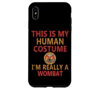 Divertido Wombat Humor This Is My Human Costume Water Wombat Carcasa para iPhone XS MAX