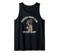 Divertido y aterrador Halloween Cansada Moms Club Ay Mis Hijos Camiseta sin Mangas