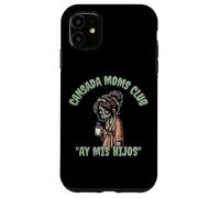 Divertido y aterrador Halloween Cansada Moms Club Ay Mis Hijos Carcasa para iPhone 11