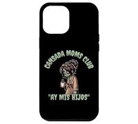Divertido y aterrador Halloween Cansada Moms Club Ay Mis Hijos Carcasa para iPhone 12 Pro Max