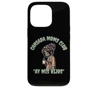 Divertido y aterrador Halloween Cansada Moms Club Ay Mis Hijos Carcasa para iPhone 13 Pro