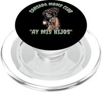 Divertido y aterrador Halloween Cansada Moms Club Ay Mis Hijos PopSockets PopGrip para MagSafe