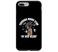 Divertido y aterrador Halloween Cansada Moms Club Mis Hijos Carcasa para iPhone 7 Plus/8 Plus