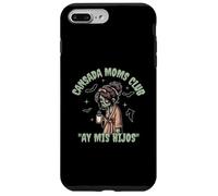 Divertido y aterrador Halloween Cansada Moms Club Mis Hijos Carcasa para iPhone 7 Plus/8 Plus