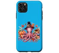 Divertido y caprichoso Octo-Peregrino de Acción de Gracias - Pulpo Carcasa para iPhone 11 Pro MAX