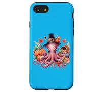 Divertido y caprichoso Octo-Peregrino de Acción de Gracias - Pulpo Carcasa para iPhone SE (2020) / 7/8