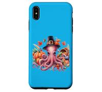 Divertido y caprichoso Octo-Peregrino de Acción de Gracias - Pulpo Carcasa para iPhone XS MAX