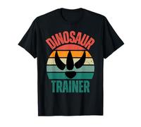 Divertido y Lindo Dinosaurio Entrenador T-Rex Amantes de la Familia Amigos niños Camiseta