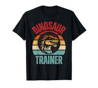 Divertido y Lindo Dinosaurio Entrenador T-Rex Amantes de la Familia Amigos niños Camiseta