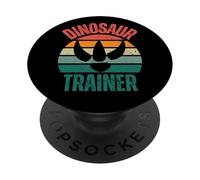 Divertido y Lindo Dinosaurio Entrenador T-Rex Amantes de la Familia Amigos niños PopSockets PopGrip Adhesivo