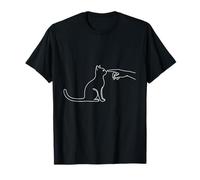 Divertido y Lindo Gatito lenguaje Corporal para Amantes de los Gatos Camiseta