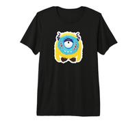 Divertido y Lindo Monstruo Feliz Risa diseño ama abrazar Camiseta Premium