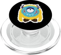 Divertido y Lindo Monstruo Feliz Risa diseño ama abrazar PopSockets PopGrip para MagSafe