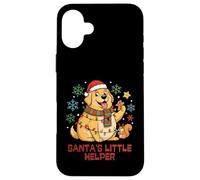 Divertido y Lindo Perro Cachorro diseño de Navidad Regalo para Hombres y Mujeres Carcasa para iPhone 16 Plus