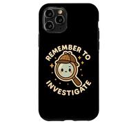 Divertido y Lindo Personaje Recuerda investigar Carcasa para iPhone 11 Pro