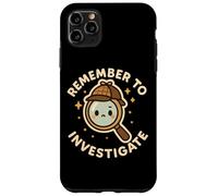 Divertido y Lindo Personaje Recuerda investigar Carcasa para iPhone 11 Pro MAX