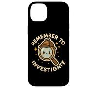 Divertido y Lindo Personaje Recuerda investigar Carcasa para iPhone 14 Plus