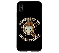 Divertido y Lindo Personaje Recuerda investigar Carcasa para iPhone XS MAX