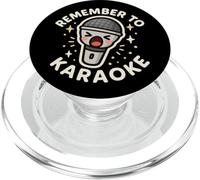 Divertido y Lindo Personaje Remember to Karaoke PopSockets PopGrip para MagSafe