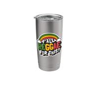 Divertido y lindo Reggae Music Rainbow, ¿Reggae para esto? Vaso térmico de acero inoxidable de doble pared