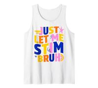 Divertido y sarcástico, Just Let Me STIM, Concientización sobre el Autismo, niños Camiseta sin Mangas