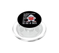 Divertido Yeti Amante Chica Mujer Cita Abominable Muñeco de Nieve Frase PopSockets PopGrip para MagSafe