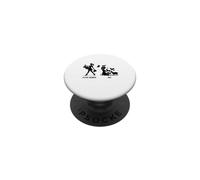 Divertido yo y Otras Mujeres Cabras y gallinas PopSockets PopGrip Adhesivo