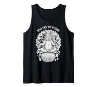 Divertido Yoga Lindo Ardilla Meditación Demasiado Zen para Preocuparse Animal Camiseta sin Mangas