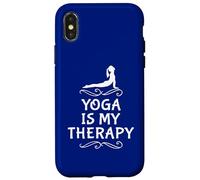 Divertido Yoga Terapia Instructor Fitness Paz Mediación Amante Carcasa para iPhone X/XS