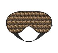 Divertido Yorkie Printing Soft Dual Use Sleep Blocks Light Efficiently Blackout Eye Mask para dormir